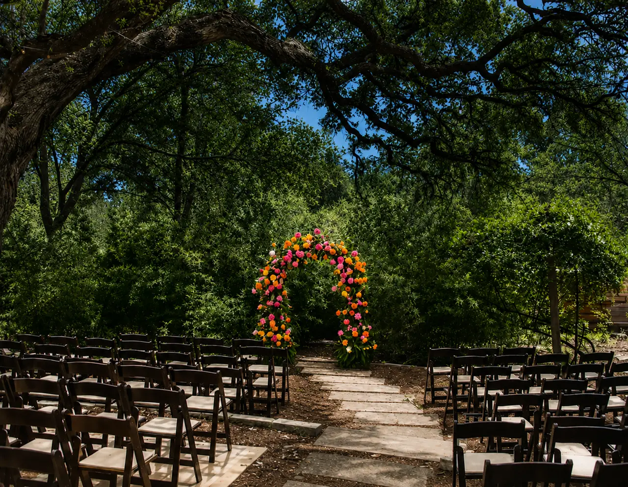 Amala Sanctuary ceremony outdoor