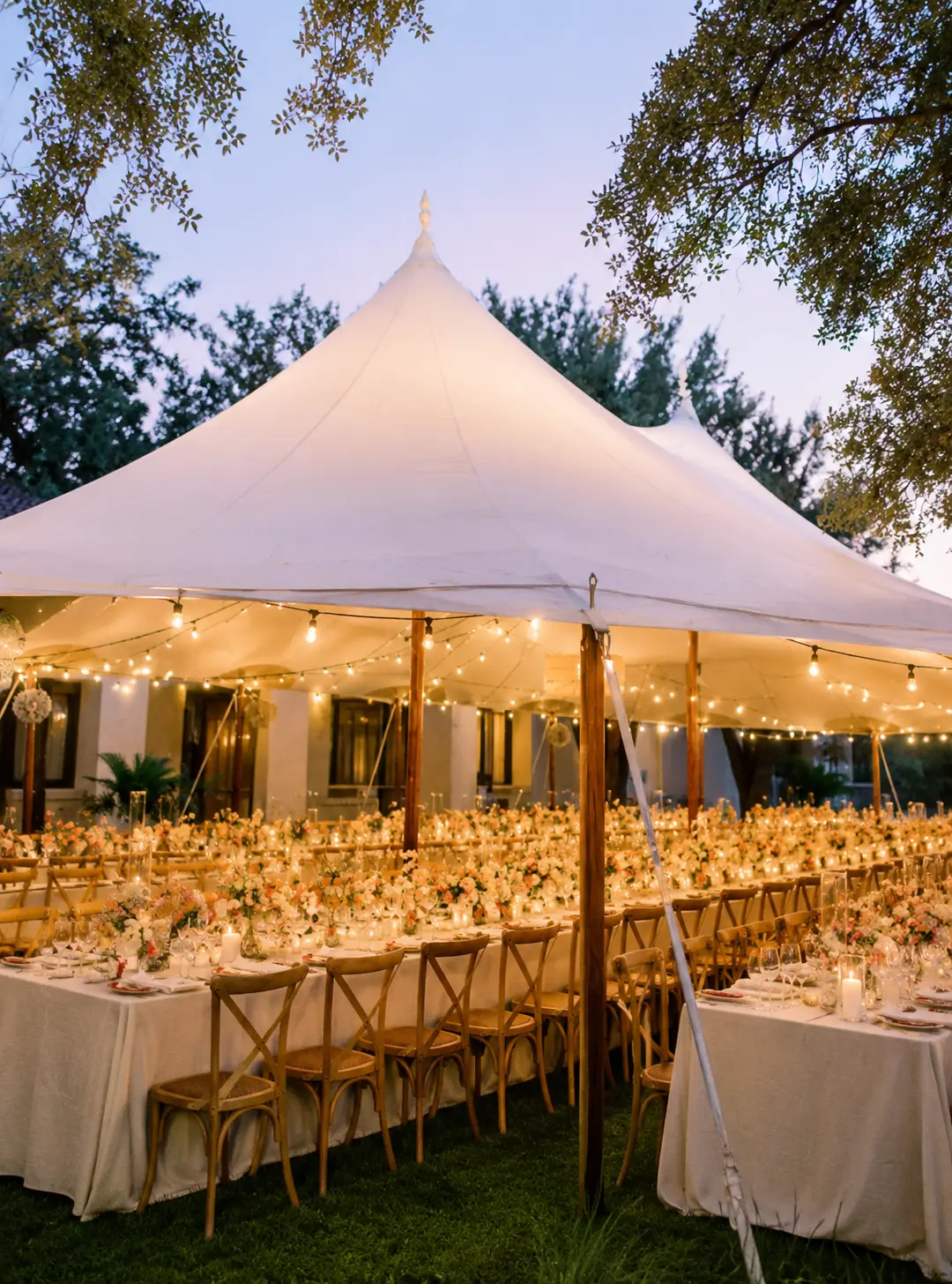 Four Seasons Hotel Austin tented reception