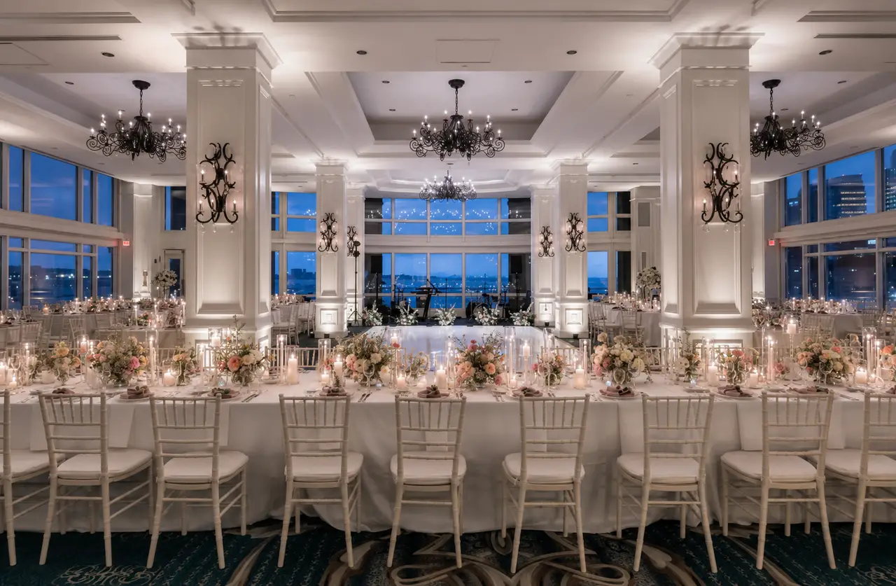 Boston Harbor Hotel elegant reception