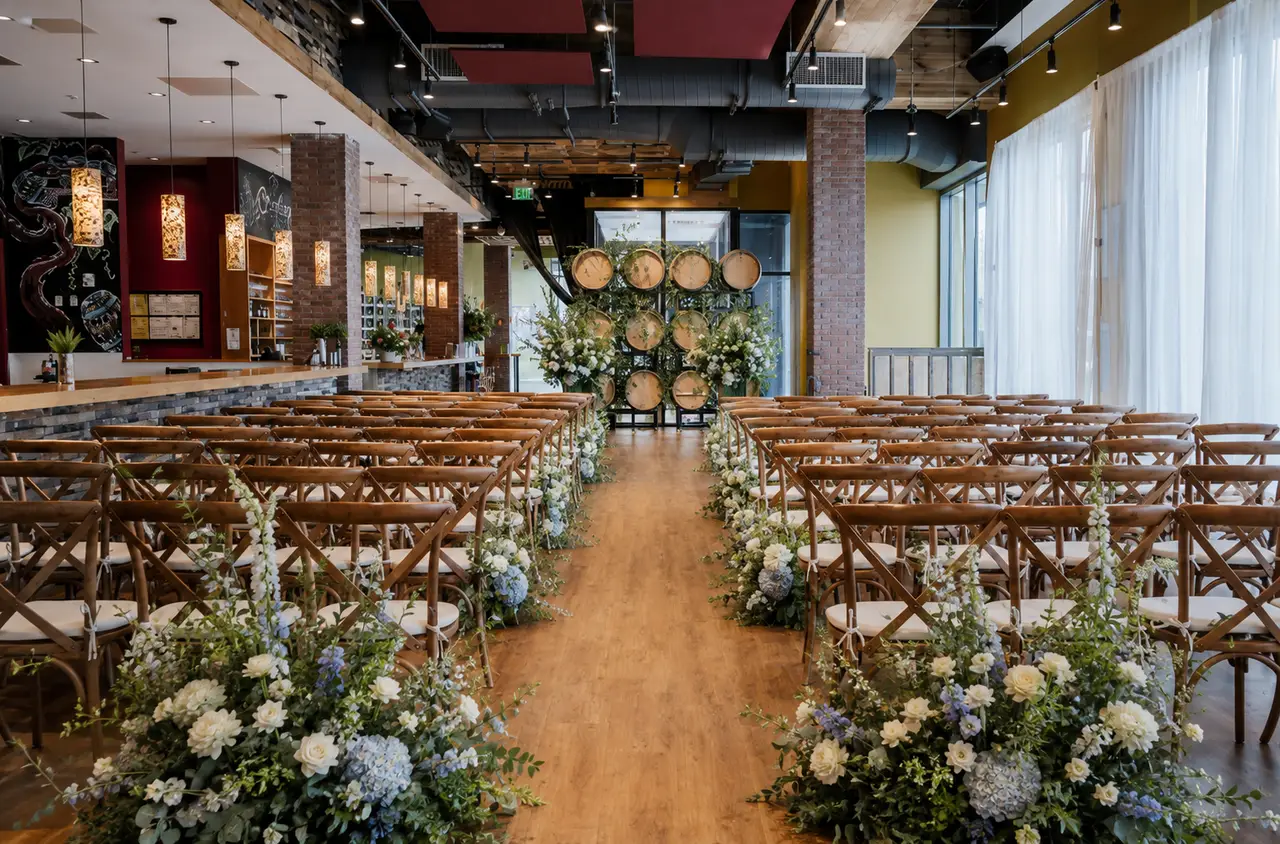 City Winery Boston indoor ceremony