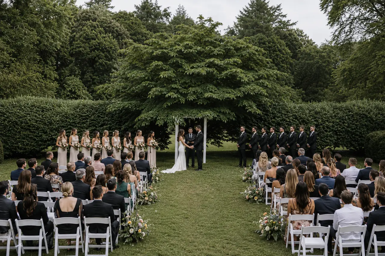 Floriana garden ceremony