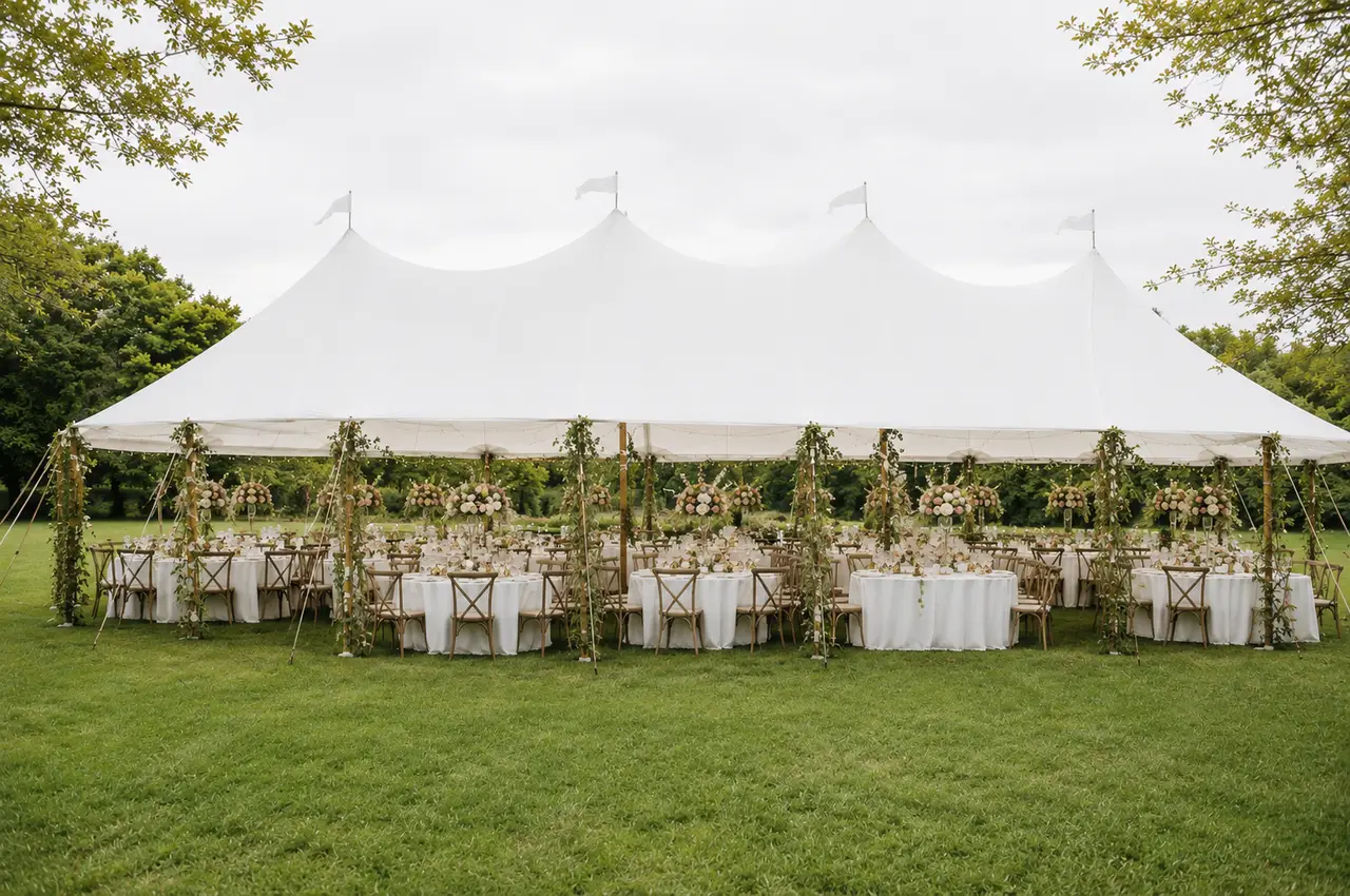 Spencer Peirce Little Farm tented reception