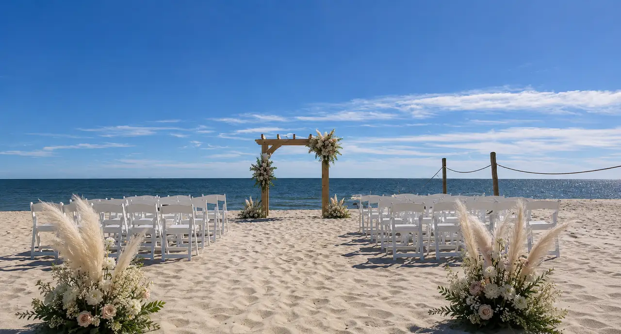 By the Sea Guests cape cod beach wedding
