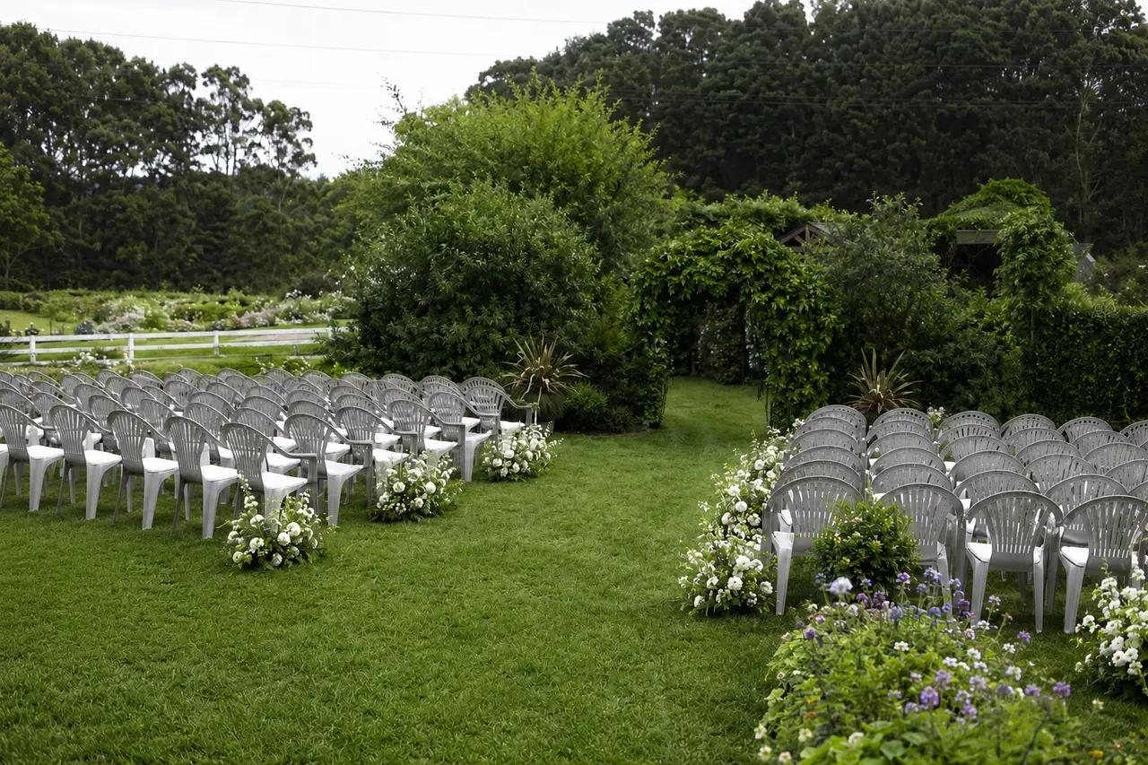Coonamessett Farm cape cod garden ceremony