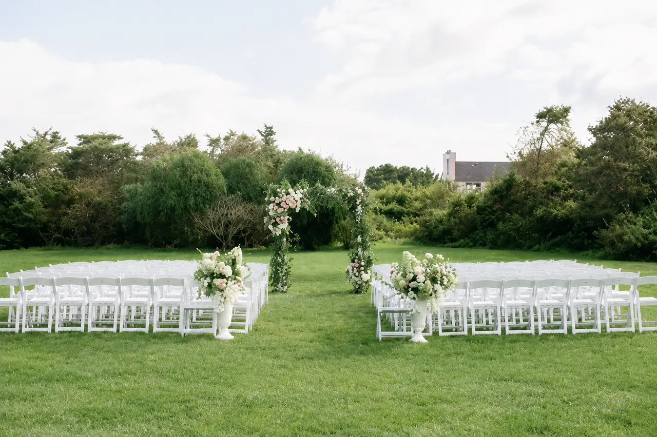Winnetu Oceanside Resort garden ceremony
