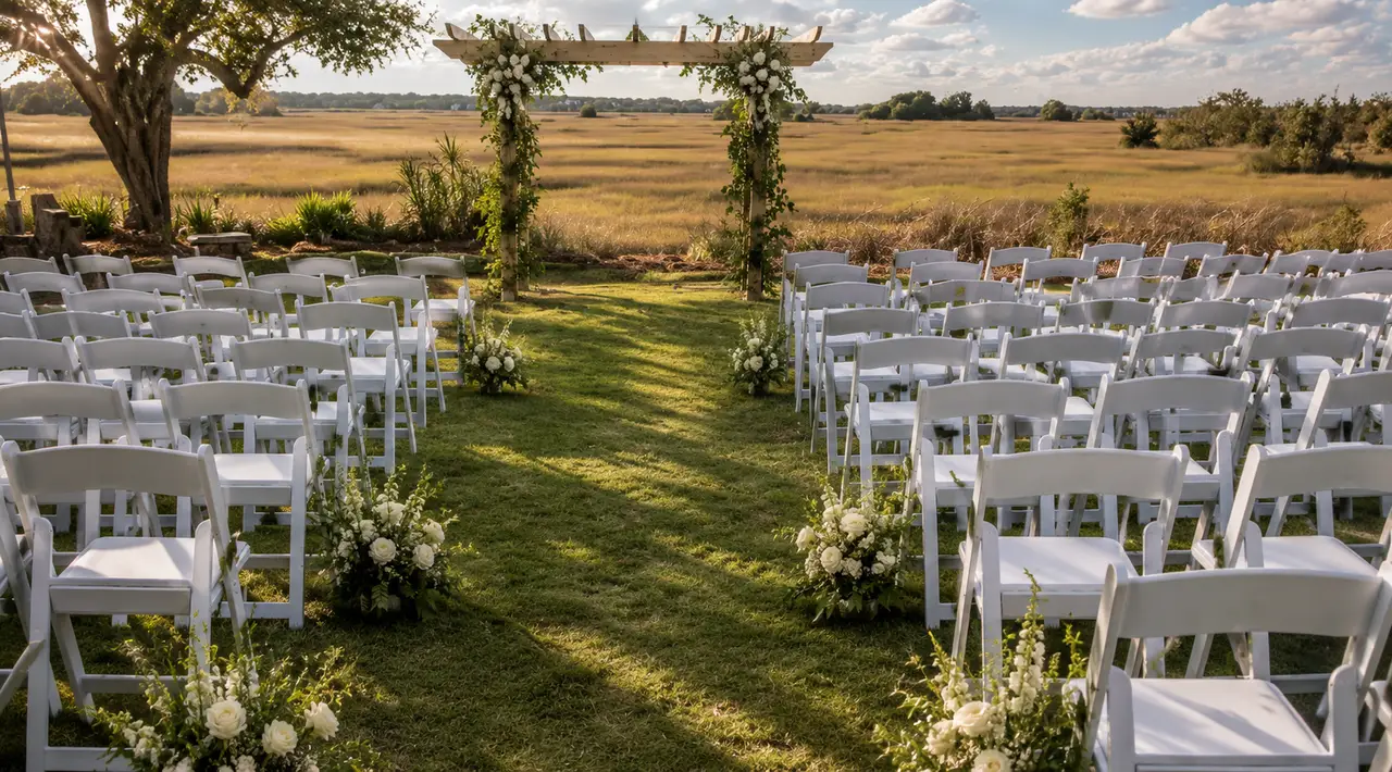 Charleston Rifle Club garden ceremony