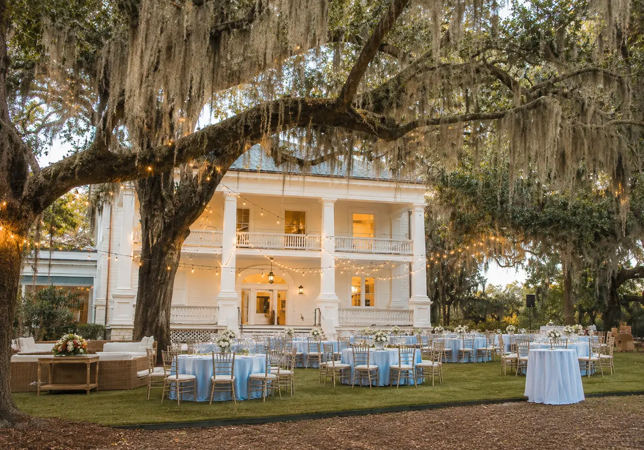 The Old Exchange garden mansion reception