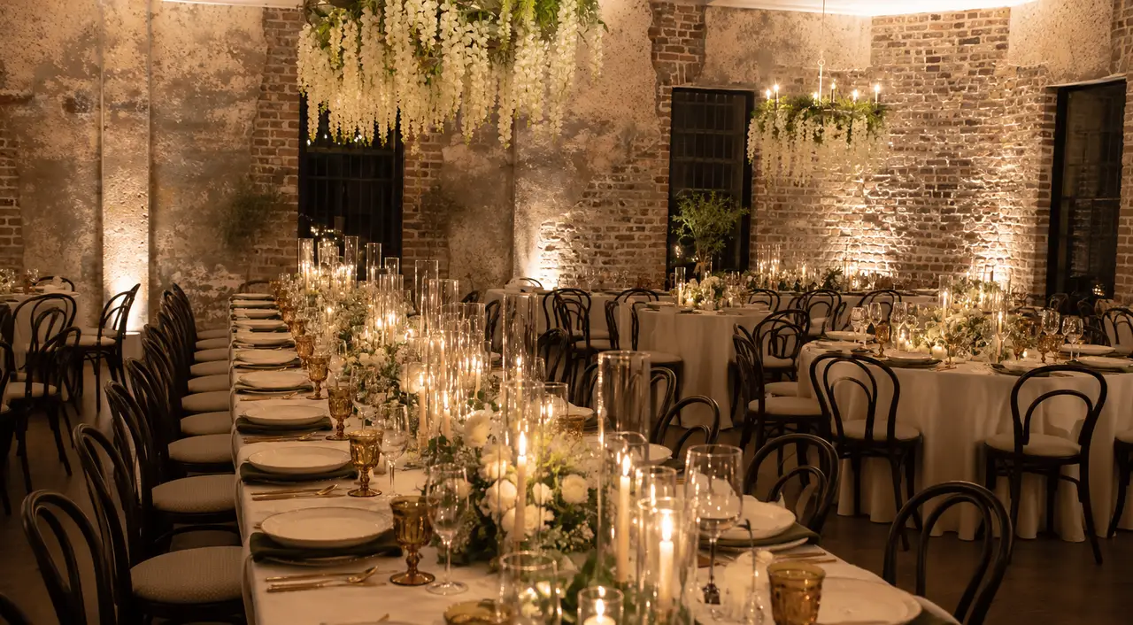 Twenty-One Magazine elegant historic reception