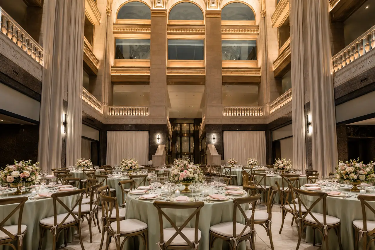 Builders BLDG black tie chicago reception