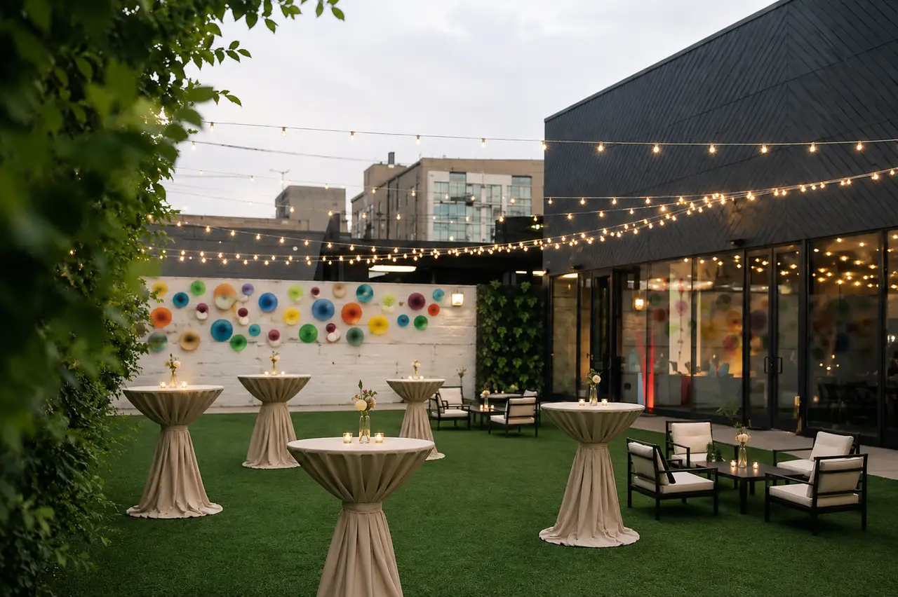 Ignite Glass Studio cocktail reception