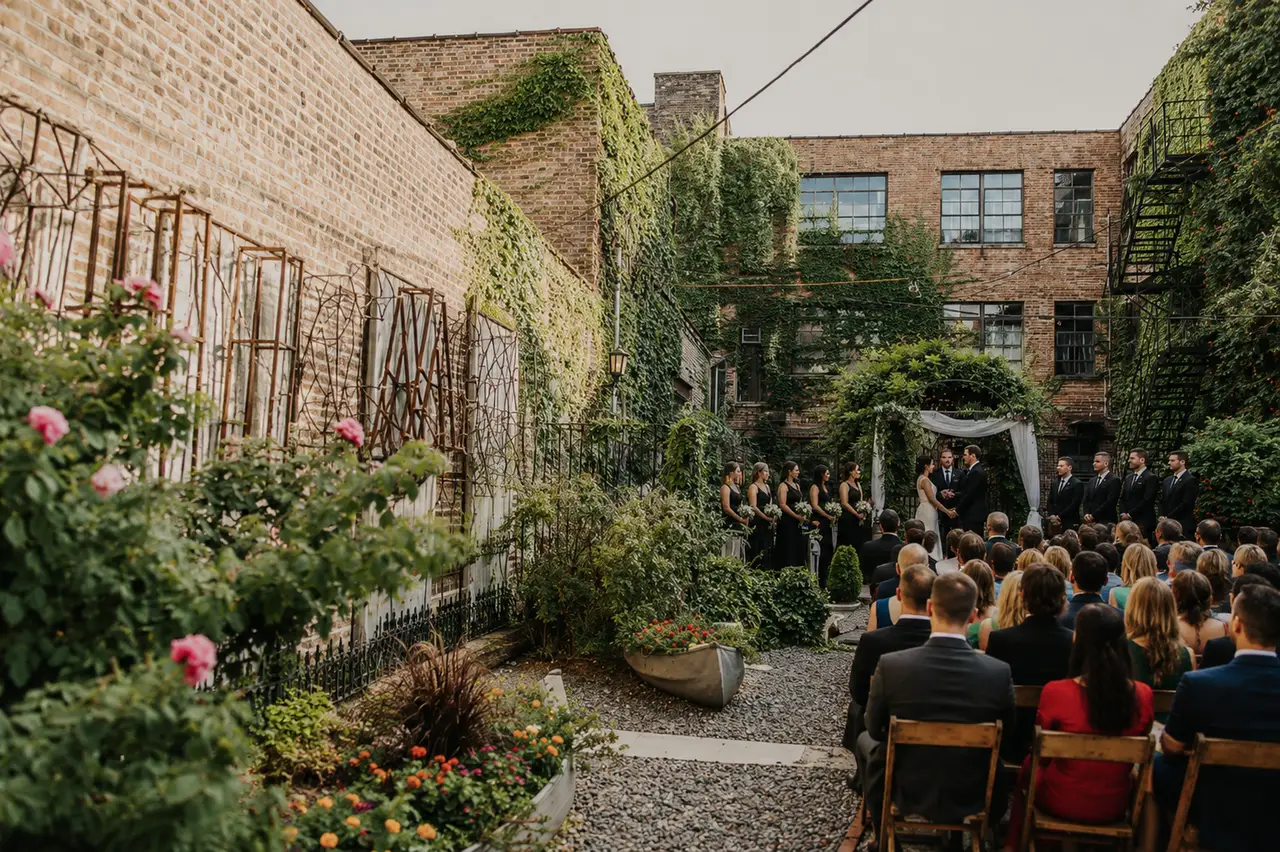Salvage One garden ceremony