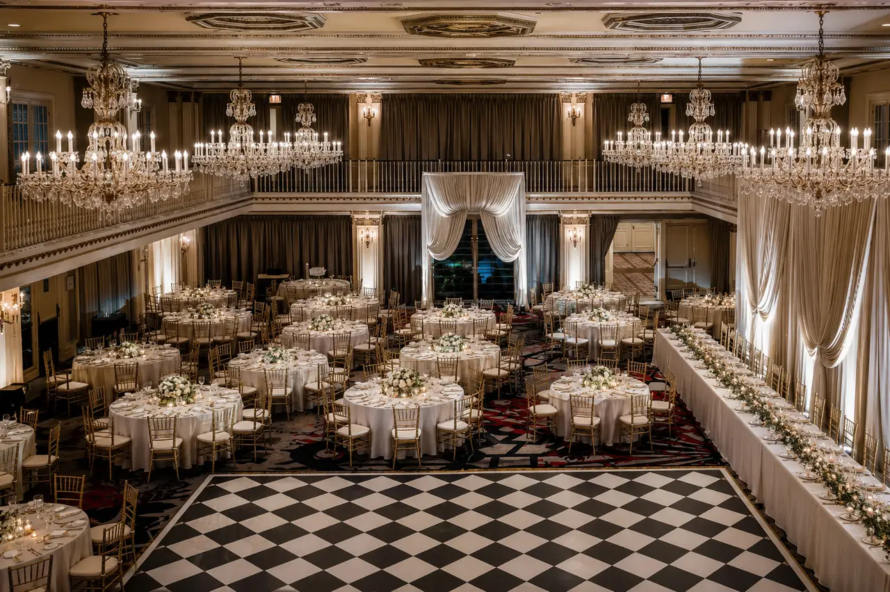 The Drake Hotel ballroom reception