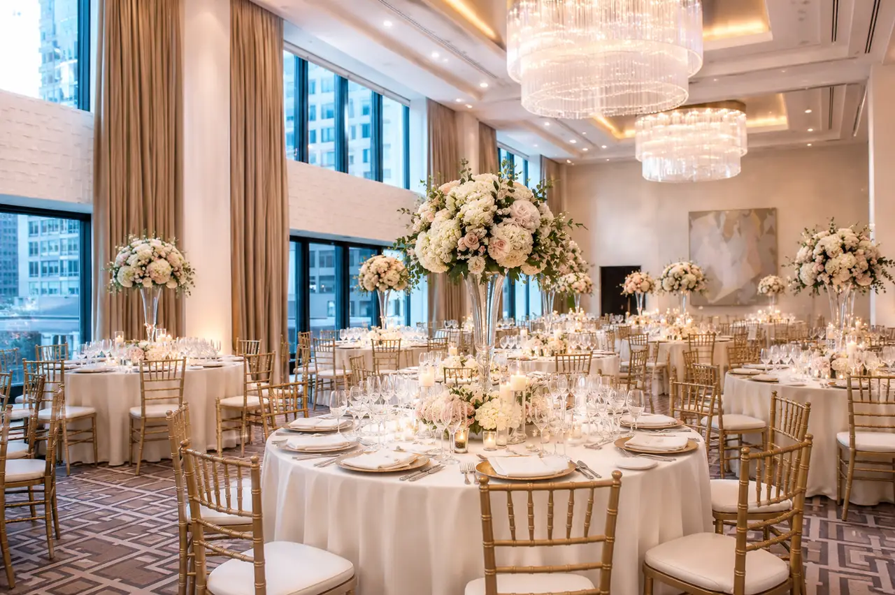 The Langham Chicago banquet reception