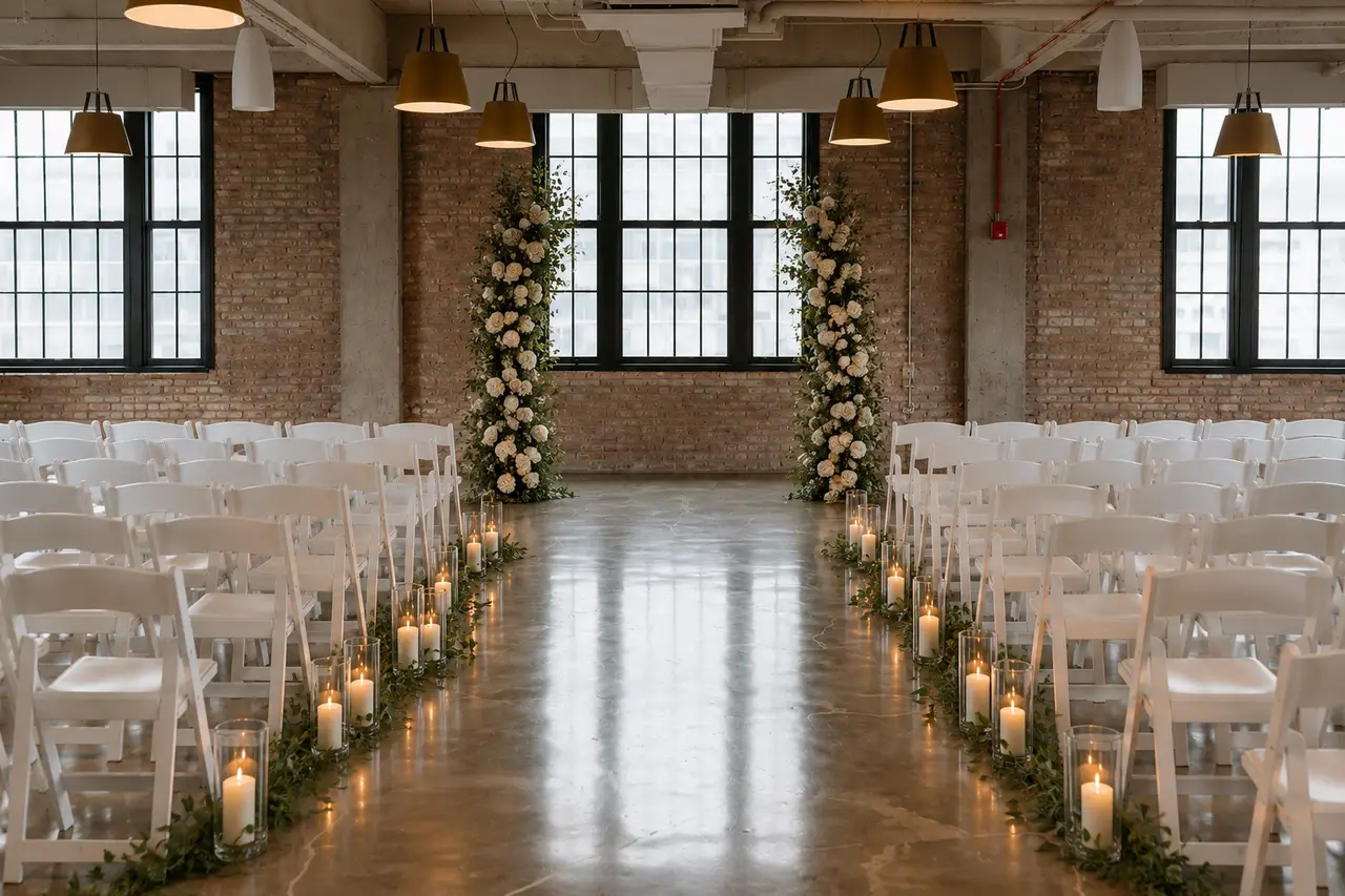 The Old Post Office indoor ceremony