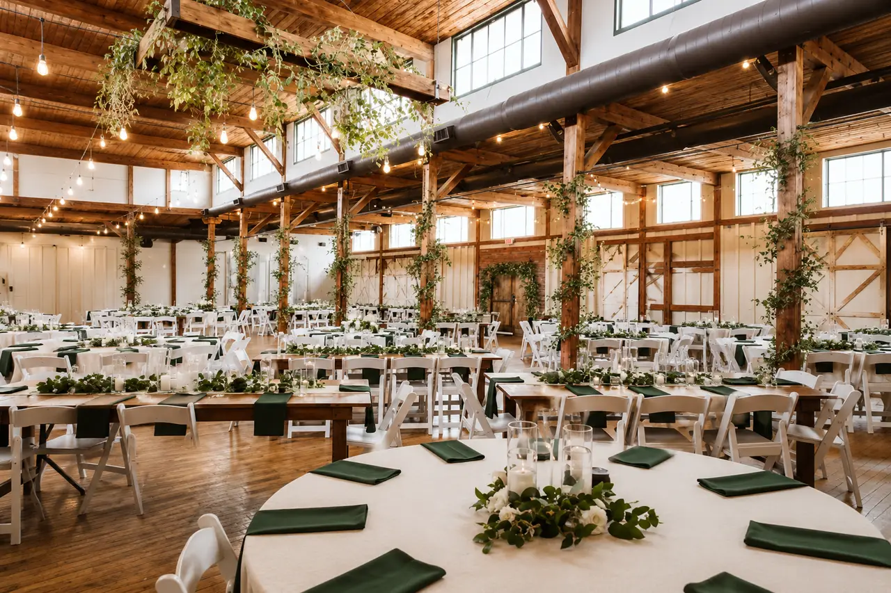 McKinney Flour Mill indoor reception