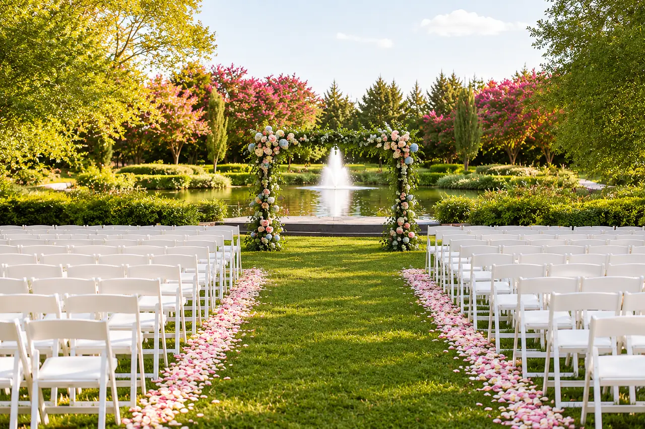 Texas Discovery Gardens garden ceremony