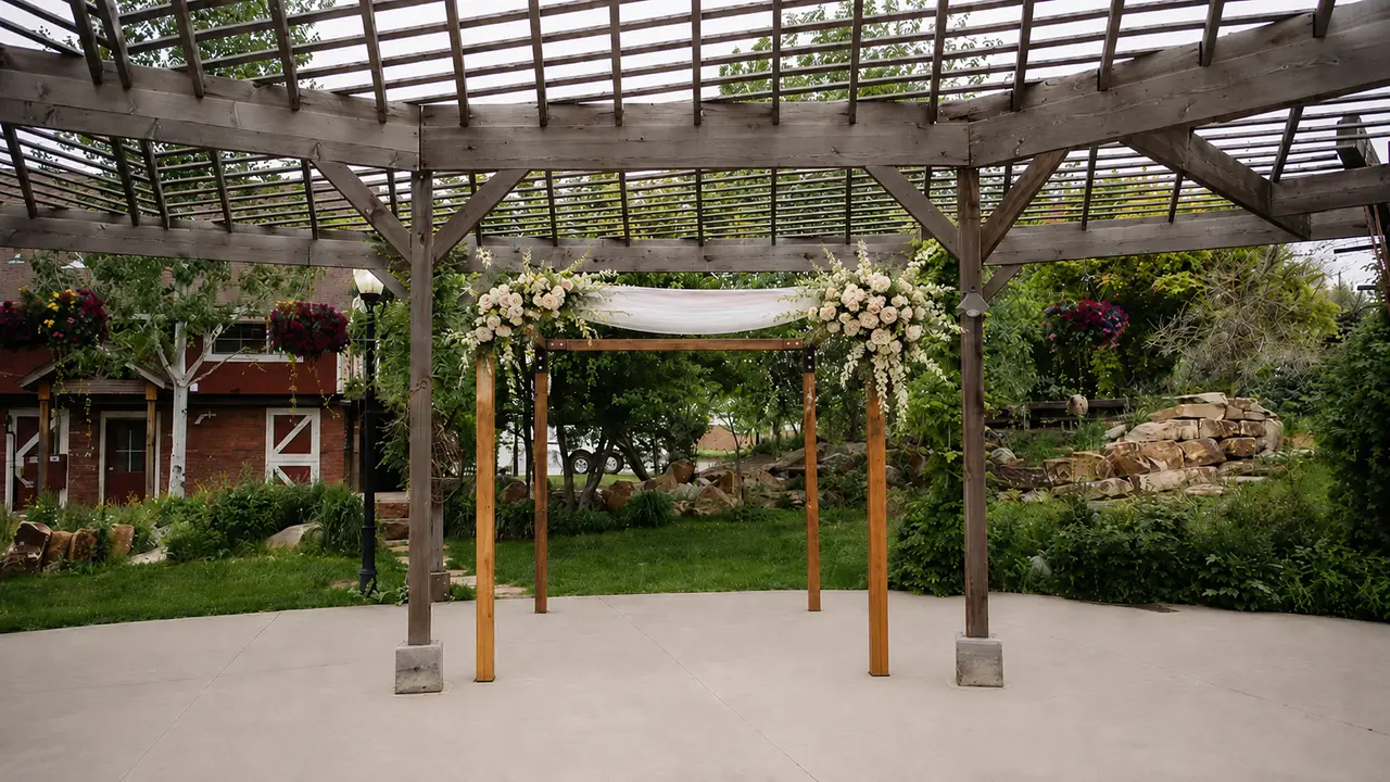 Brookside Gardens by Wedgewood Weddings outdoor ceremony
