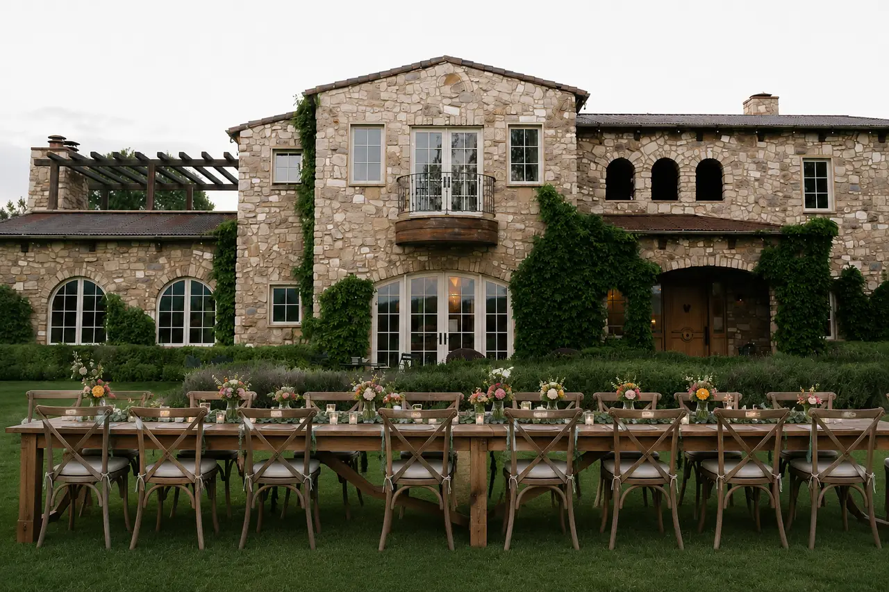 Burning Sky Farm garden reception