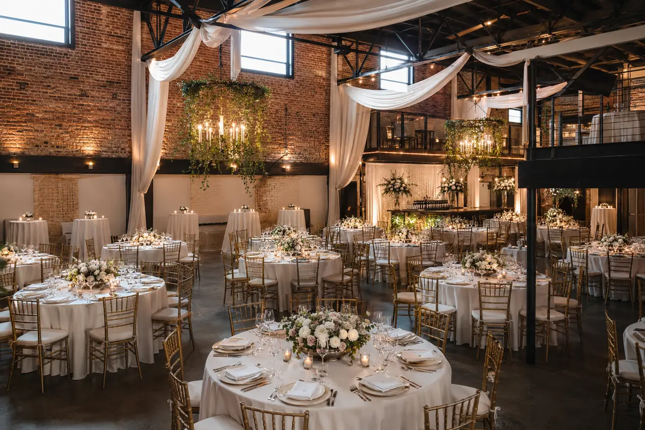 The Rose Event Center industrial reception