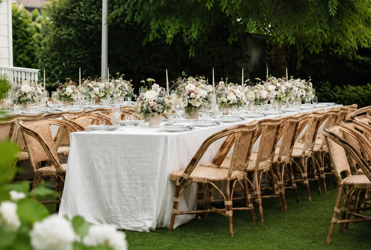 The Maidstone elegant hamptons garden reception
