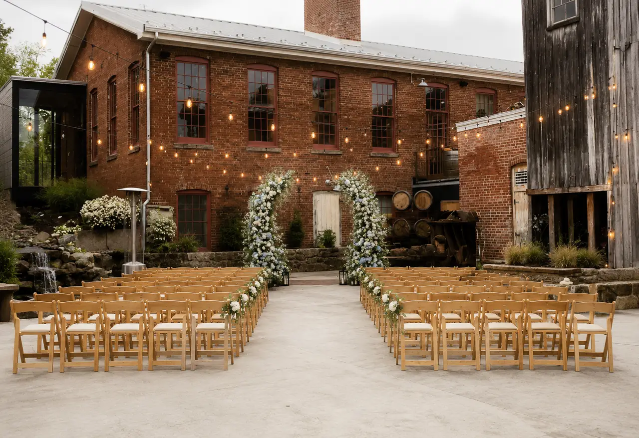 City Winery Hudson Valley outdoor ceremony