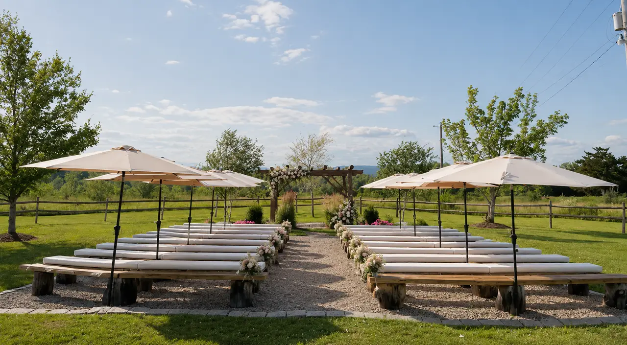 Lippincott Manor outdoor ceremony