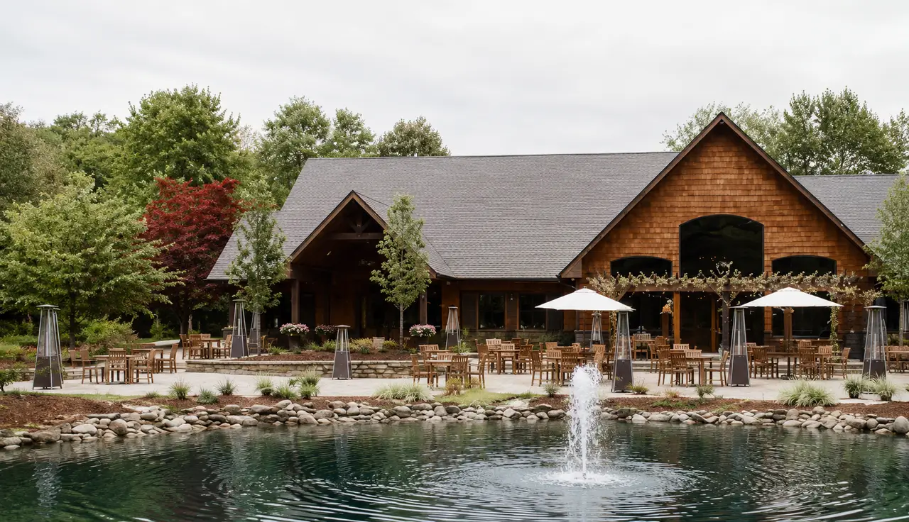The Venue at Winding Hills waterside view