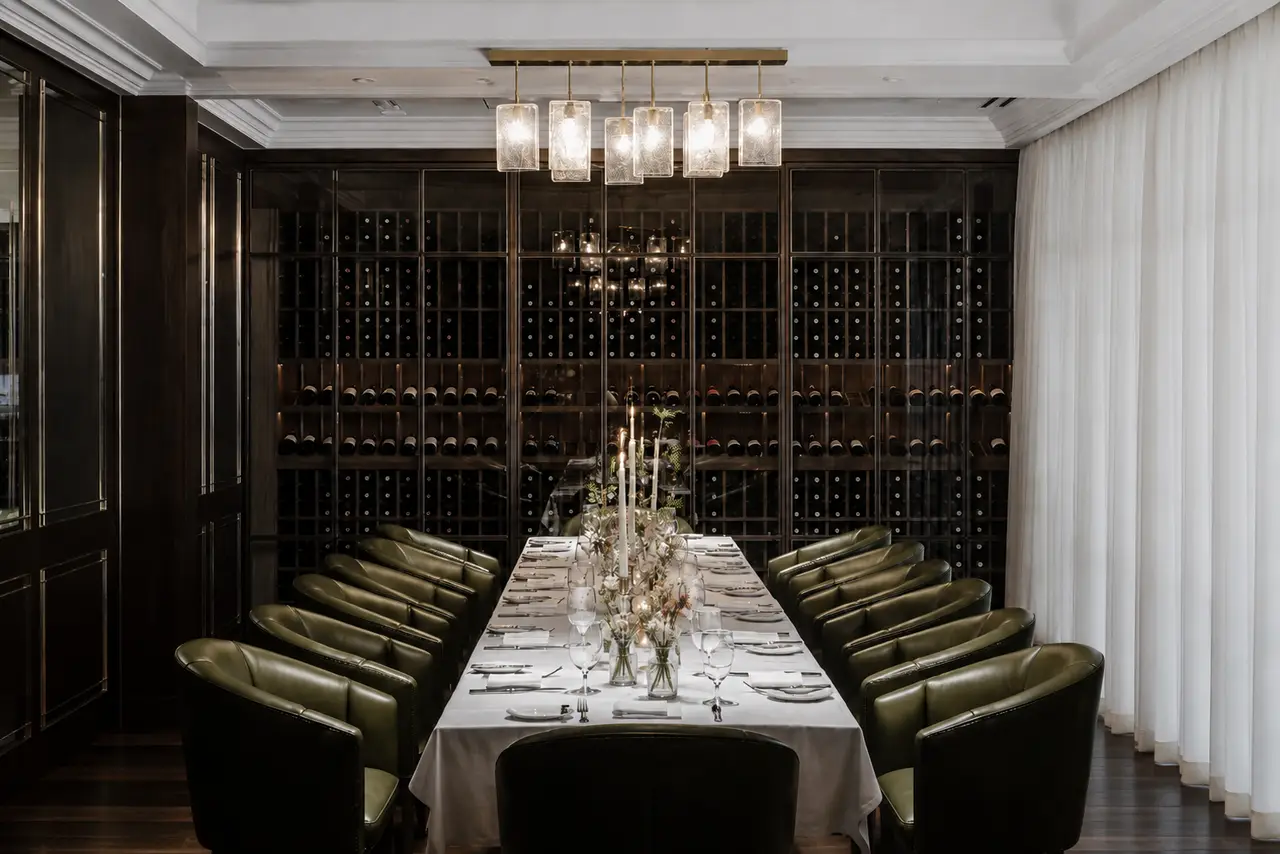 Baltaire private dining room for micro weddings or rehearsal dinners