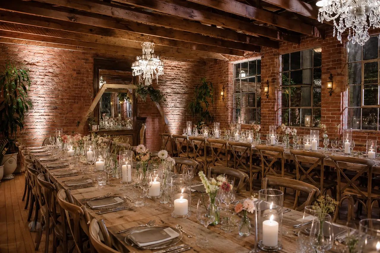 Carondelet House industrial los angeles wedding reception
