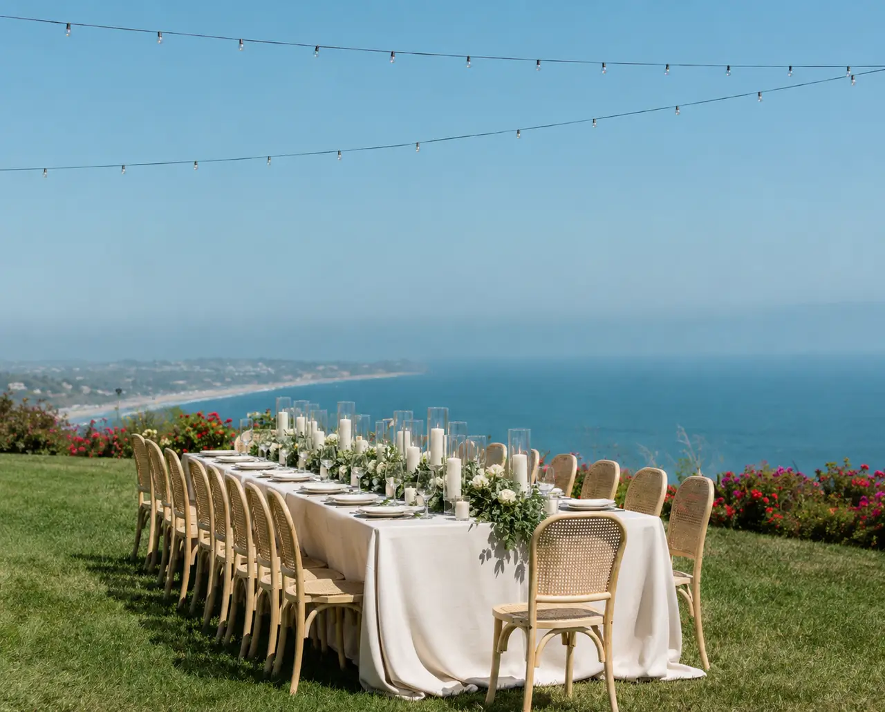Malibu Sea View Estate intimate reception