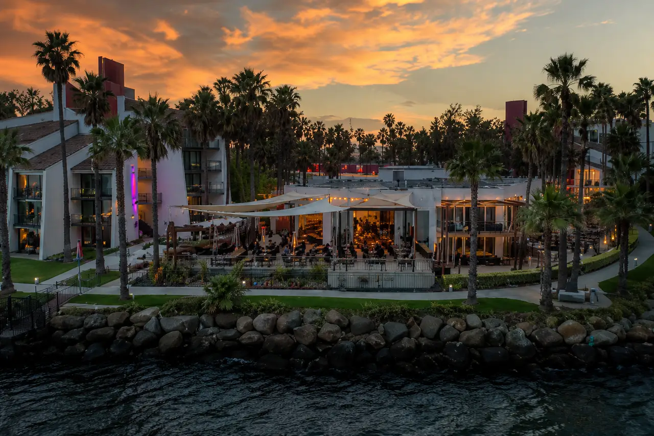 The Maya Long Beach waterfront reception
