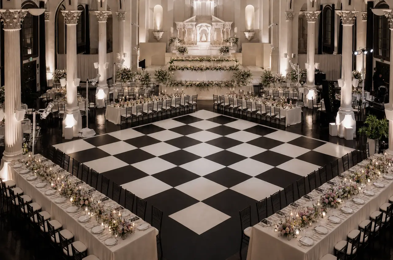 Vibiana indoor reception dance floor