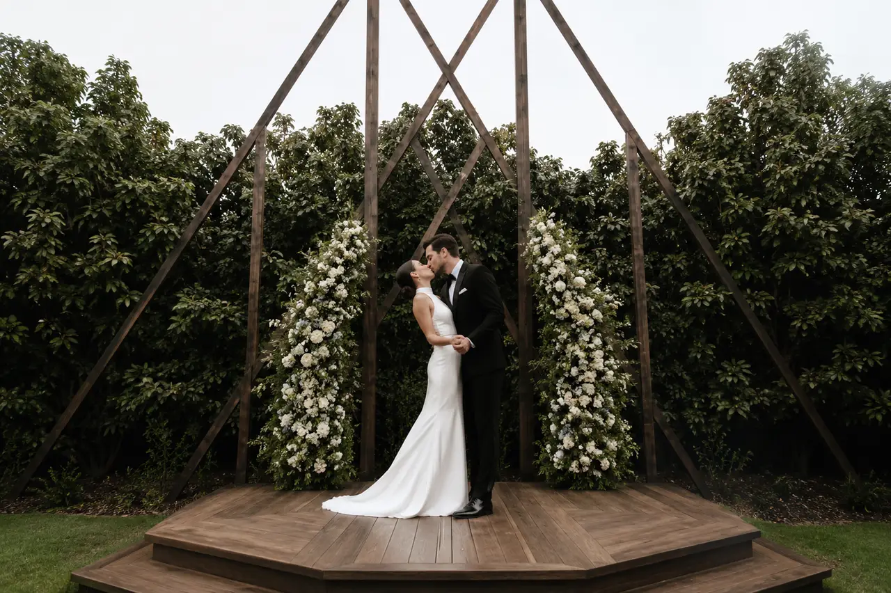 Estrella Estate garden ceremony