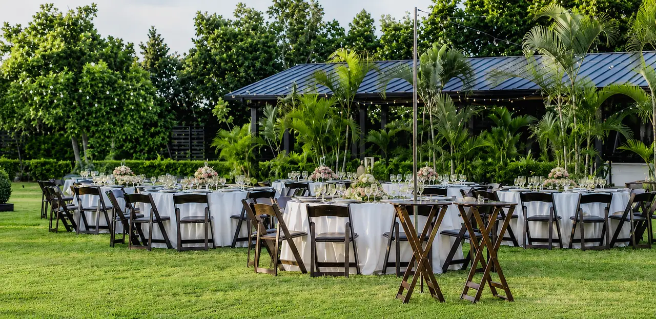 Sunset Ranch Miami garden reception
