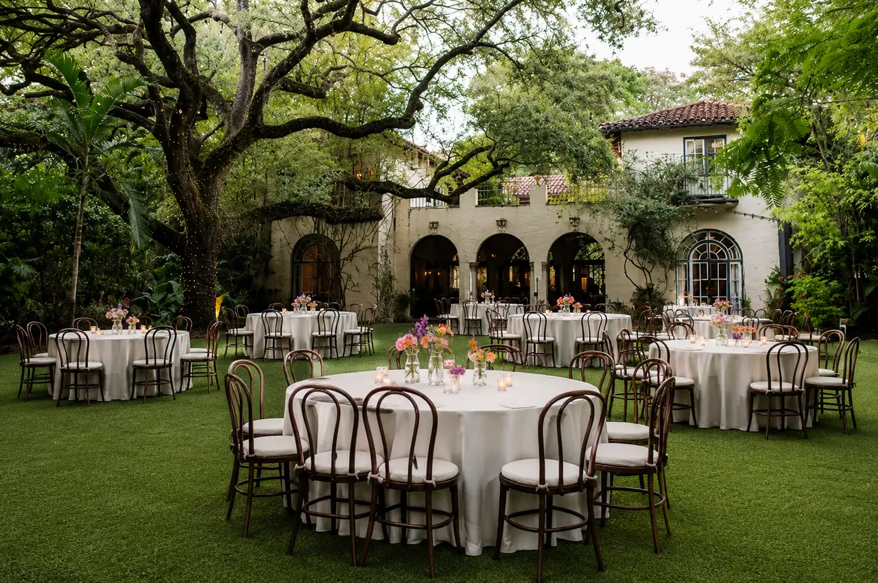 Villa Woodbine garden reception
