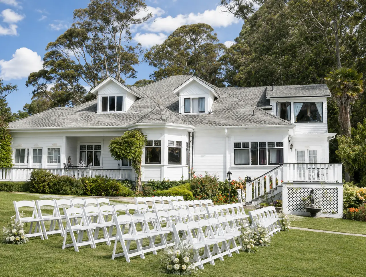 Monarch Cove Inn affordable wedding ceremony and reception
