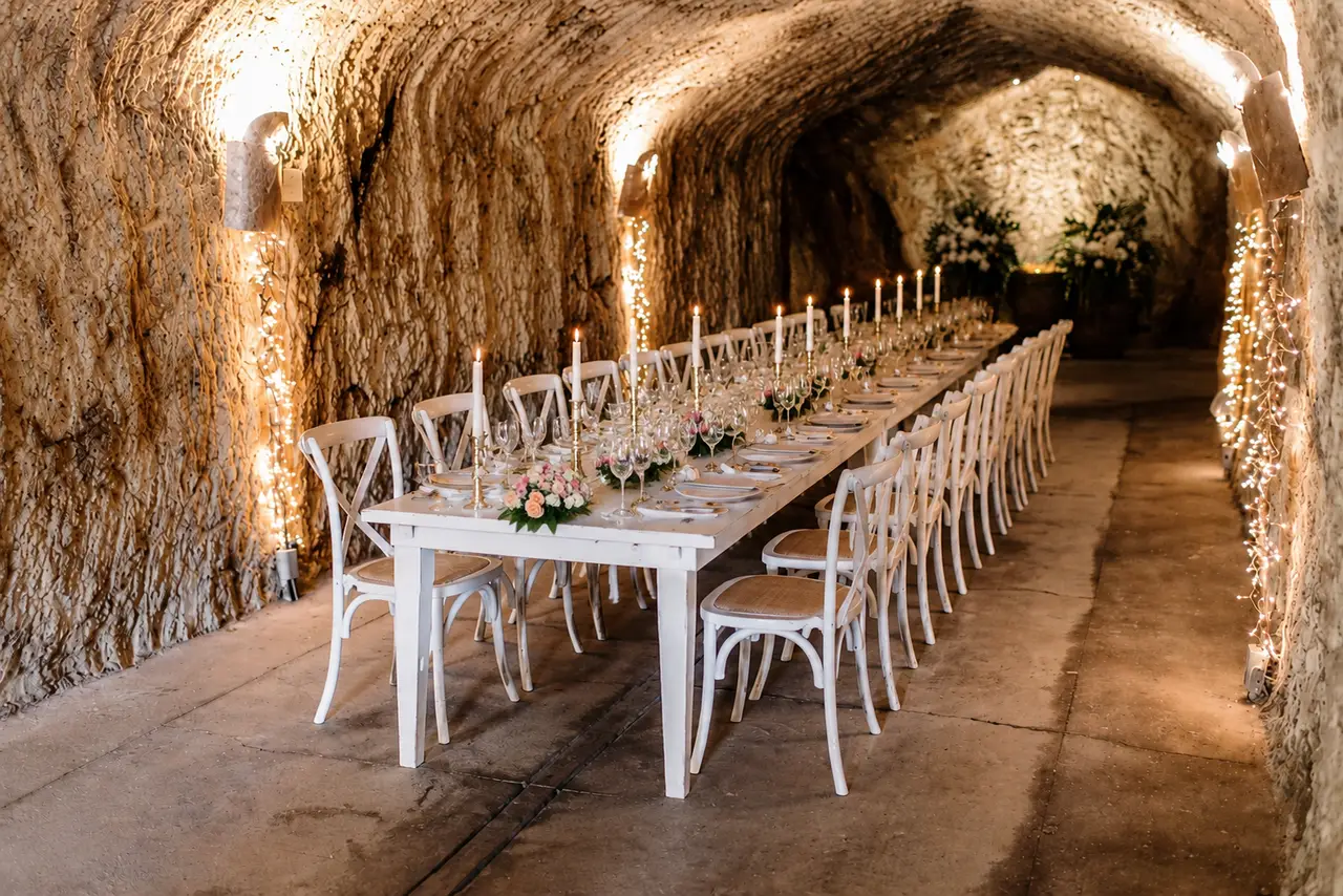 Hans Fahden Vineyards cave reception