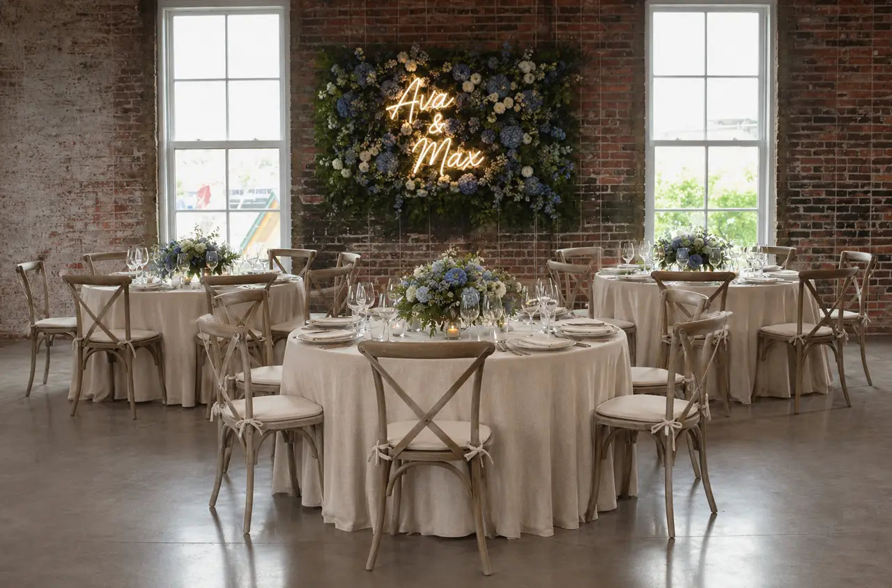 Acme Feed & Seed industrial chic indoor reception