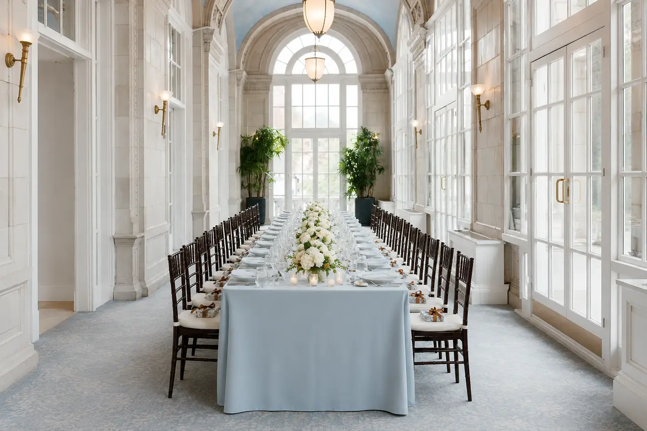 Bloom & Bounty elegant intimate wedding reception