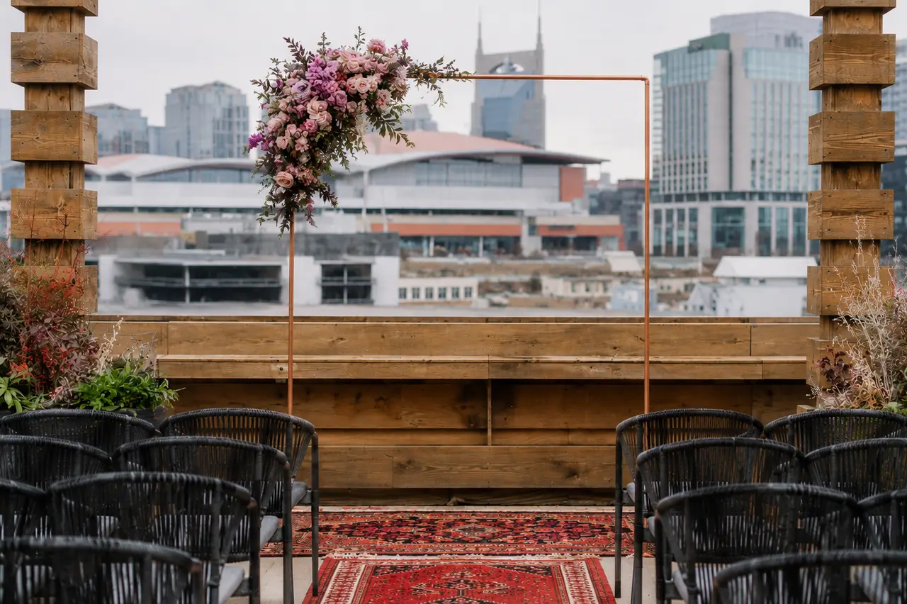 City Winery Nashville ceremony rooftop