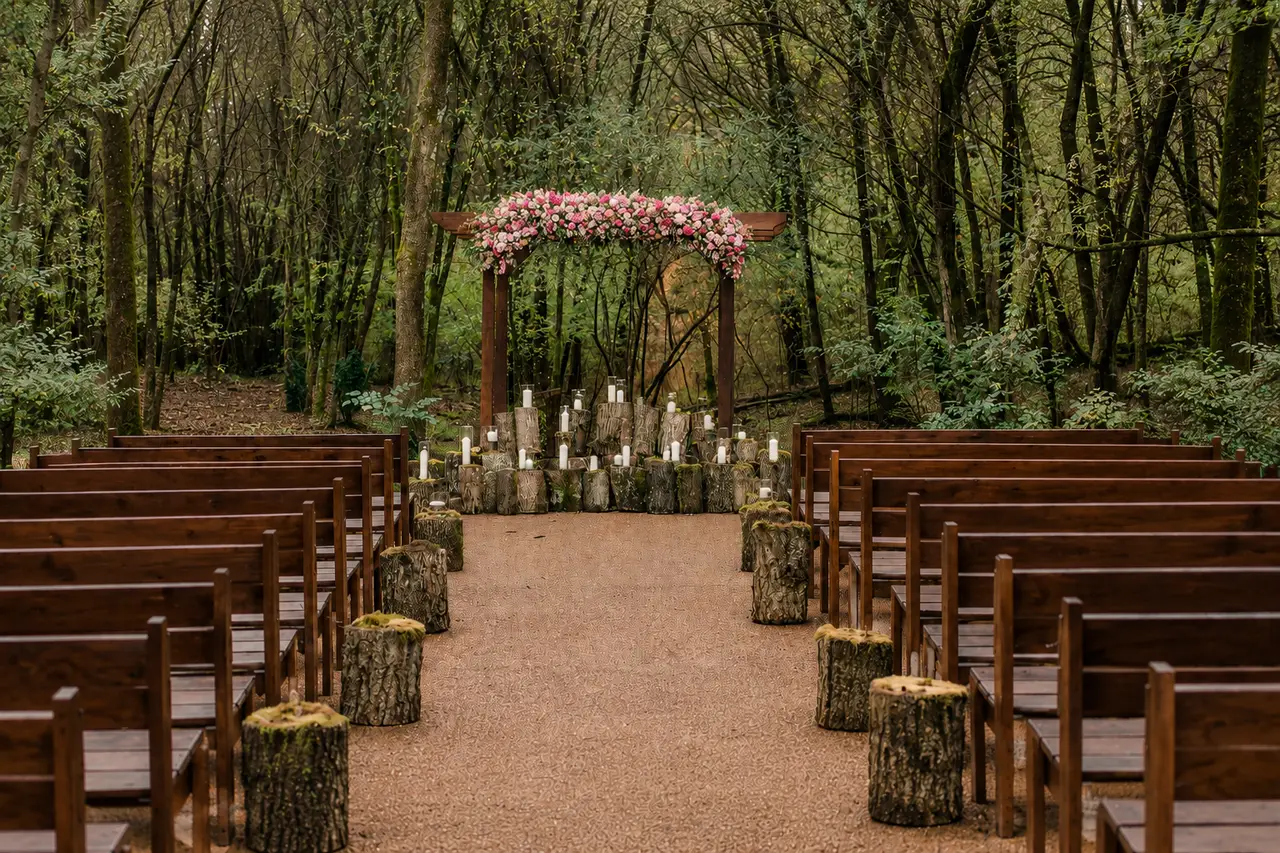 Drakewood Farm woodland ceremony