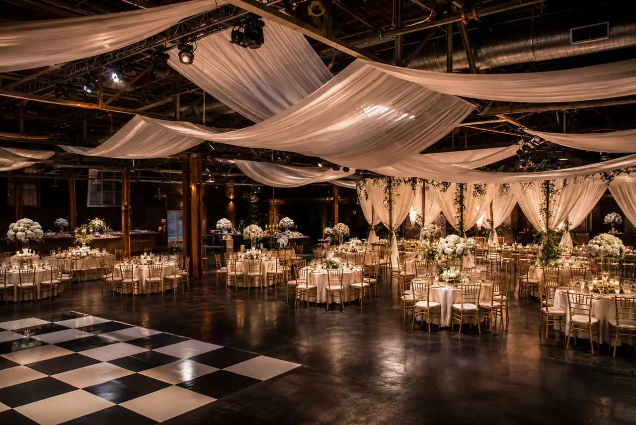 Marathon Music Works elegant reception
