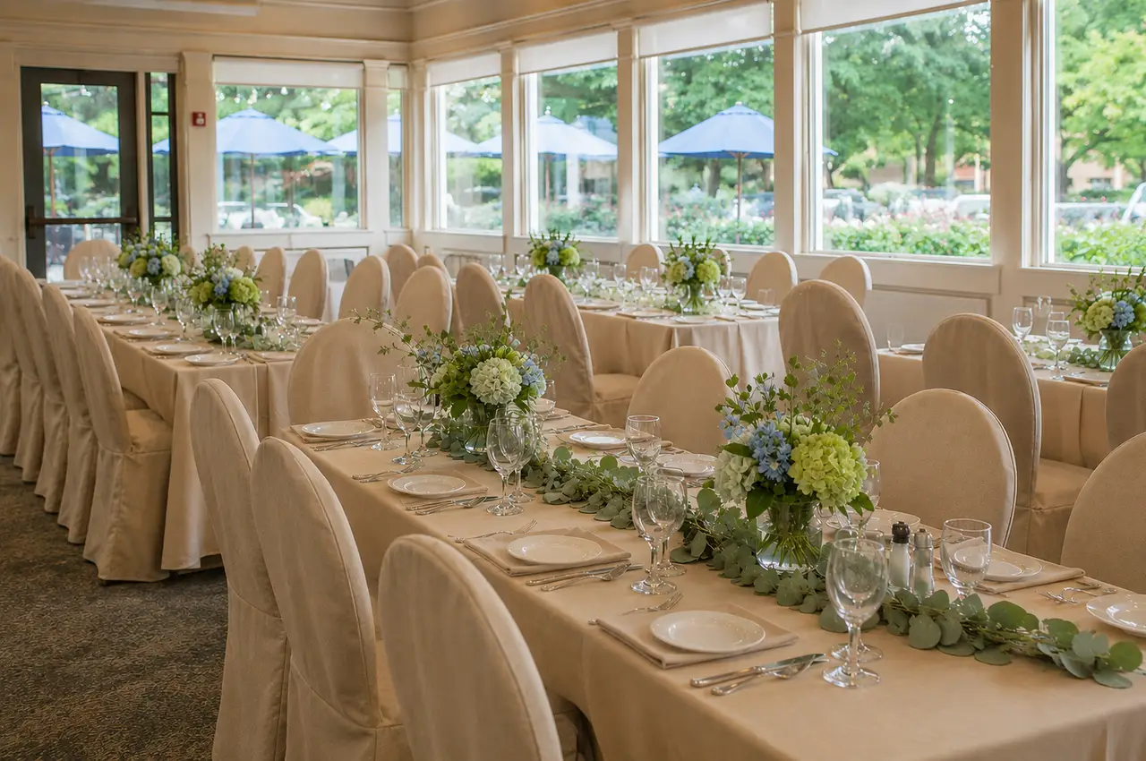 Mere Bulles indoor reception
