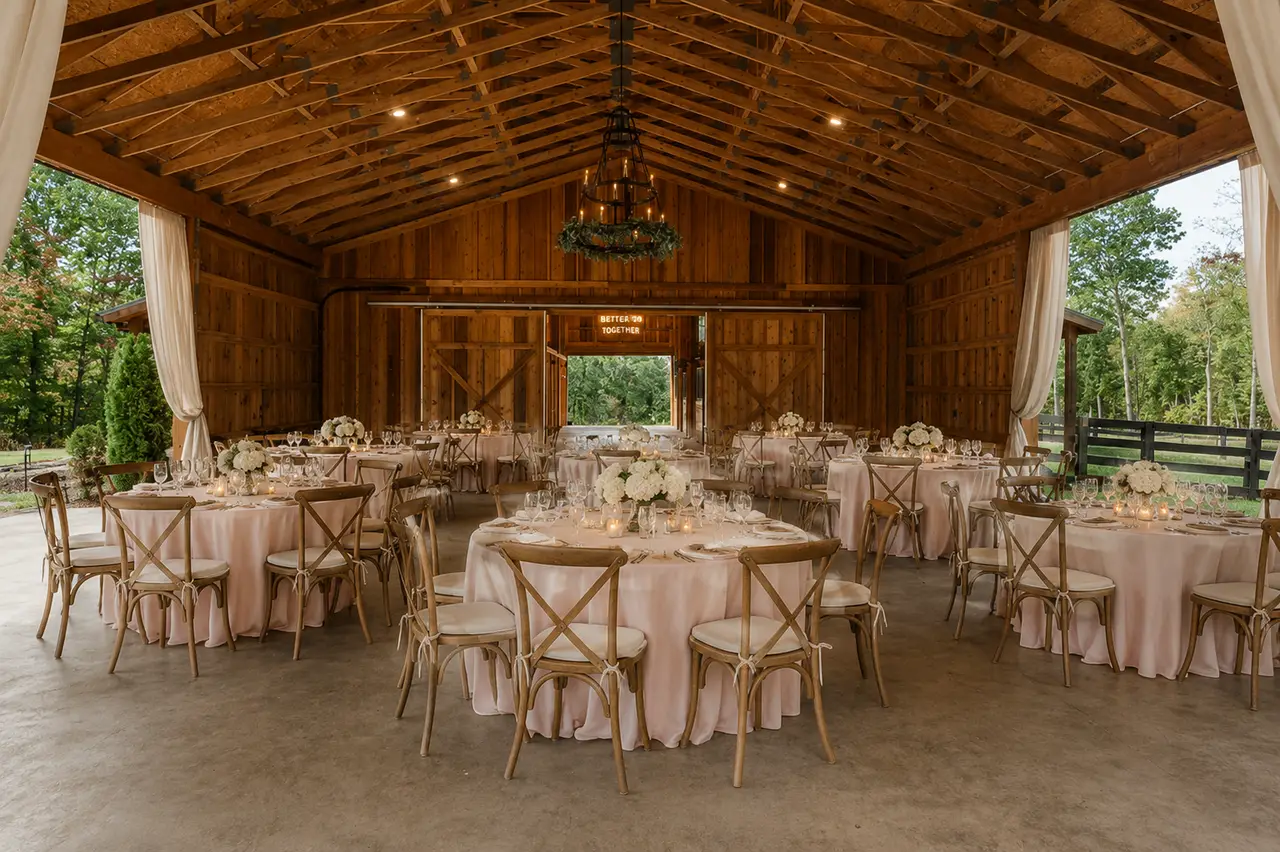Red Fox Ranch barn reception rustic