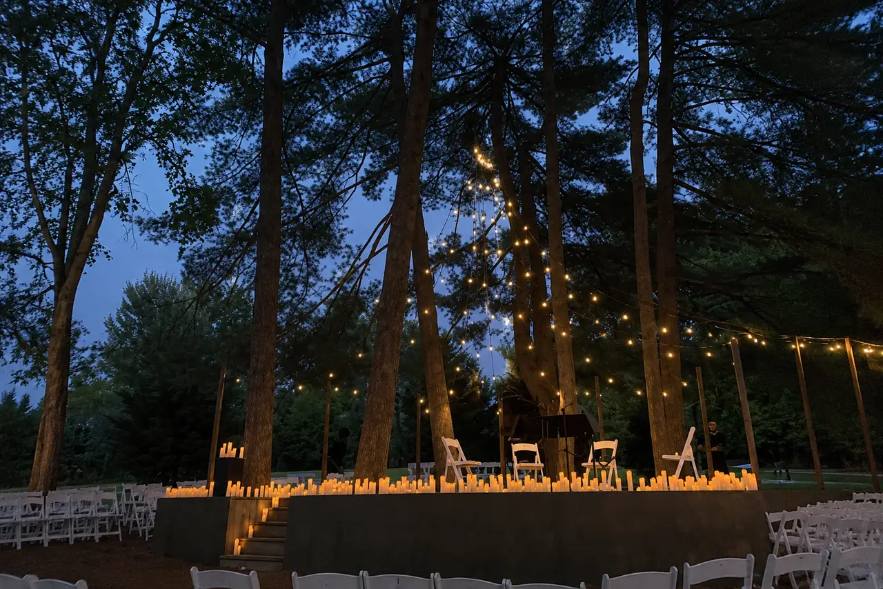 Studio 615 woodland ceremony