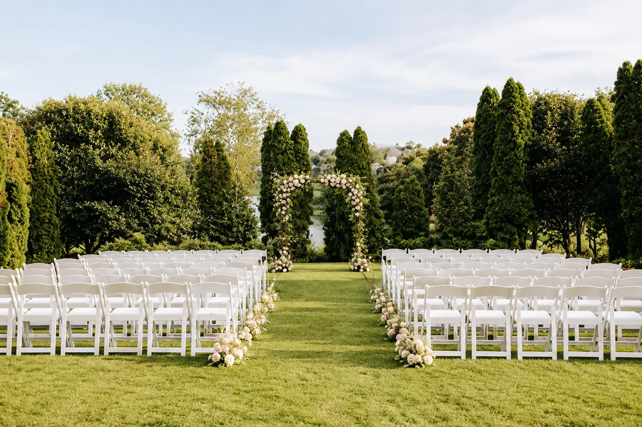 The Hermitage Golf Course garden ceremony