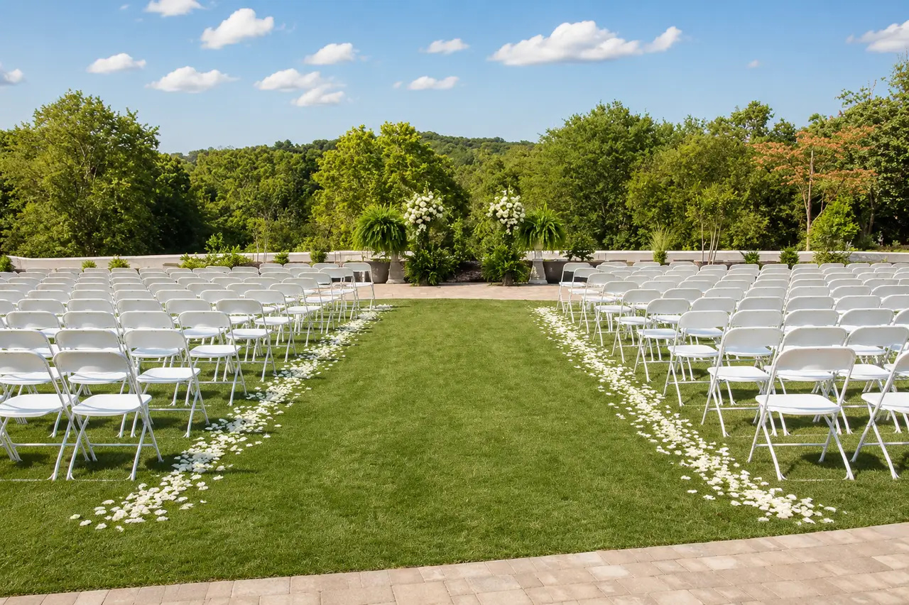 Tucker's Gap Event Center garden ceremony