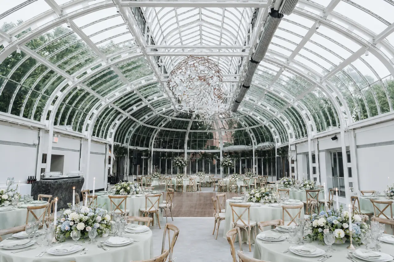 Brooklyn Botanic Garden conservatory reception