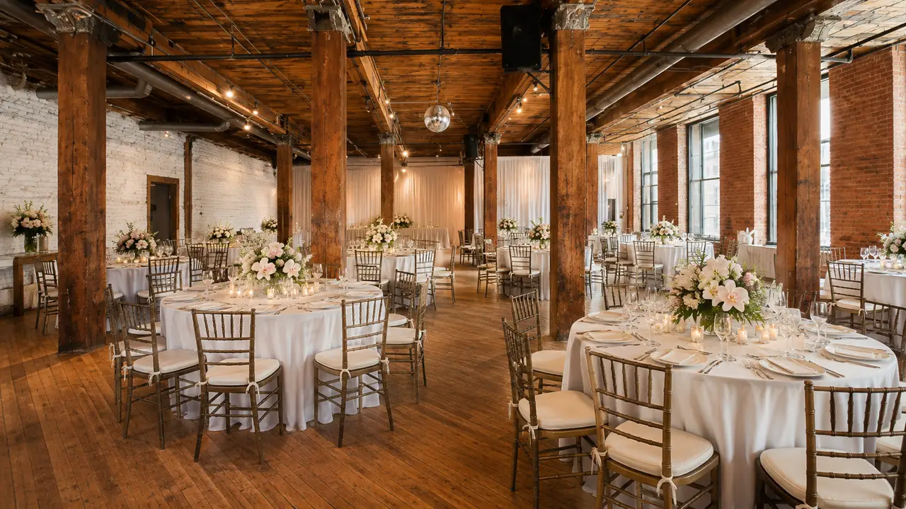 Dumbo Loft industrial reception