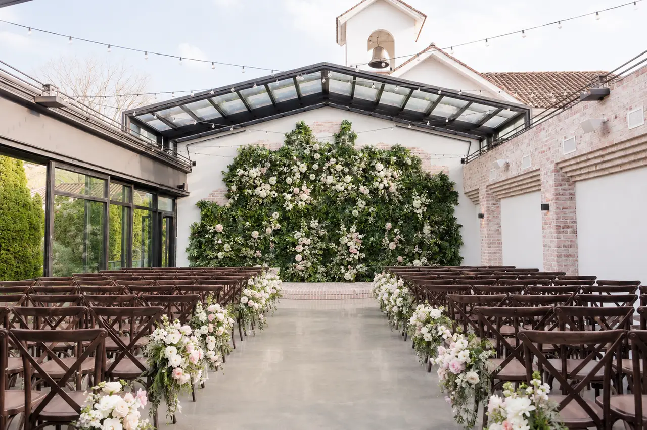 Perona Farms greenhouse ceremony